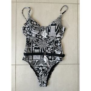 Kenny Flowers Swim One Piece Swimsuit Belted The Medellin Bird